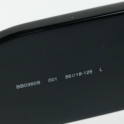 【中古品】【メンズ】 BALENCIAGA バレンシアガ BB LOGO SUNGLASSES BB0360S-001 BBロゴ サングラス アイウェア アクセサリー 203-250721-na-07-tag サイズ：56ロ18 125 カラー：ブラック 万代Net店