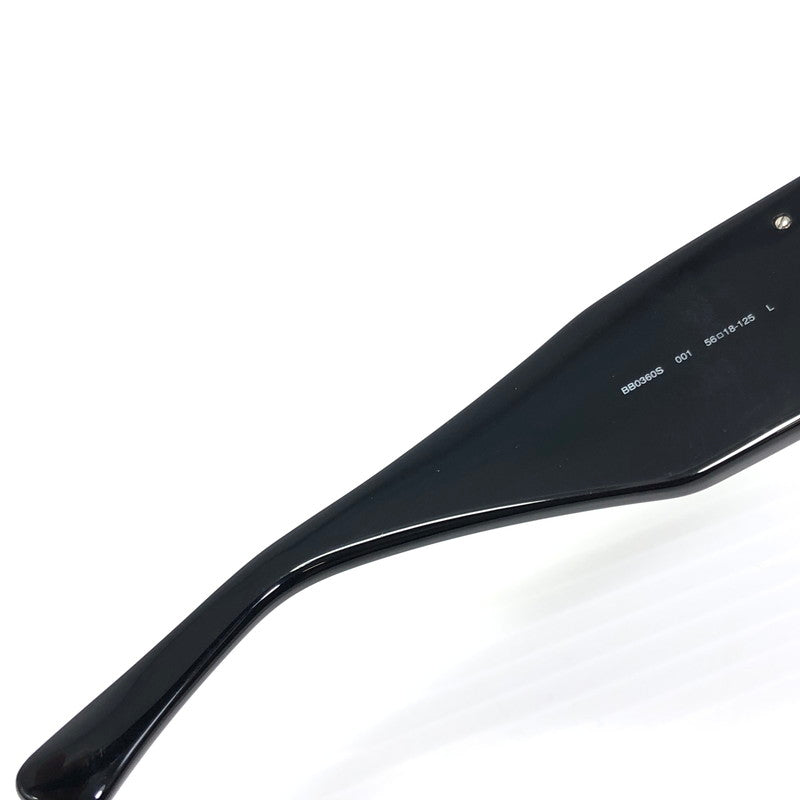 【中古品】【メンズ】 BALENCIAGA バレンシアガ BB LOGO SUNGLASSES BB0360S-001 BBロゴ サングラス アイウェア アクセサリー 203-250721-na-07-tag サイズ：56ロ18 125 カラー：ブラック 万代Net店