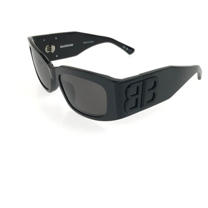 【中古品】【メンズ】 BALENCIAGA バレンシアガ BB LOGO SUNGLASSES BB0360S-001 BBロゴ サングラス アイウェア アクセサリー 203-250721-na-07-tag サイズ：56ロ18 125 カラー：ブラック 万代Net店
