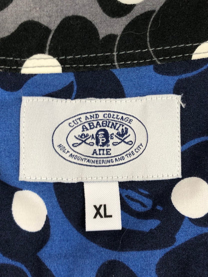 【中古品】【メンズ】 A BATHING APE アベイシングエイプ 15SS ABC DOT CRAZY BD SHIRT 001SHB301019X ドット クレイジー ボタンダウン シャツ 長袖シャツ 142-250716-na-12-tag サイズ：XL カラー：マルチカラー 万代Net店