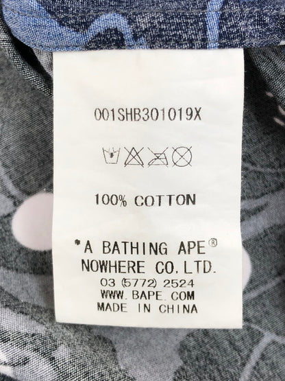 【中古品】【メンズ】 A BATHING APE アベイシングエイプ 15SS ABC DOT CRAZY BD SHIRT 001SHB301019X ドット クレイジー ボタンダウン シャツ 長袖シャツ 142-250716-na-12-tag サイズ：XL カラー：マルチカラー 万代Net店