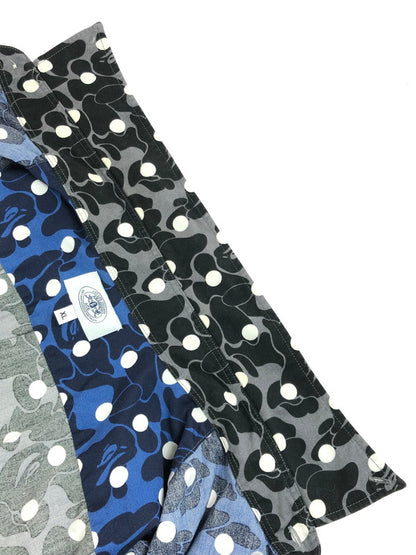 【中古品】【メンズ】 A BATHING APE アベイシングエイプ 15SS ABC DOT CRAZY BD SHIRT 001SHB301019X ドット クレイジー ボタンダウン シャツ 長袖シャツ 142-250716-na-12-tag サイズ：XL カラー：マルチカラー 万代Net店