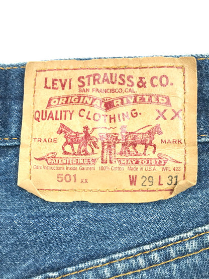 【中古品】【メンズ】 90's 501XX DENIM PANTS 501-0000 90年代 デニムパンツ ボタンフライ ジーンズ 刻印546 157-250720-hi-08-tag サイズ：W29 カラー：インディゴ 万代Net店