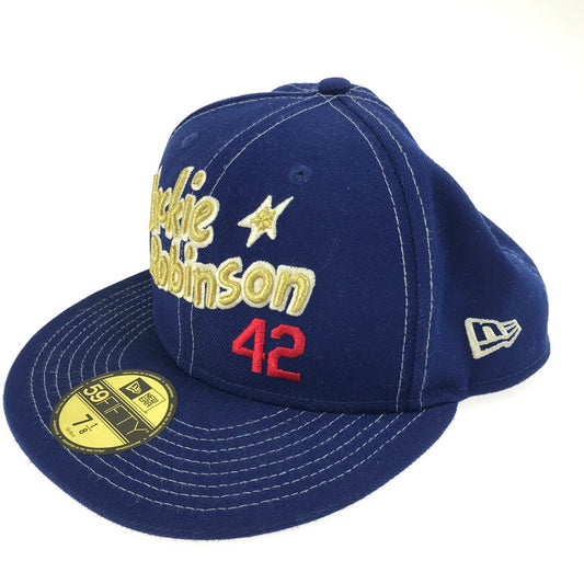 【中古品】【メンズ】 BROOKLYN DODGERS ブルックリン ドジャース JACKIE ROBINSON ジャッキー ロビンソン LOGO CAP ロゴ キャップ 帽子 185-250721-na-01-tag サイズ：7 1/8 56.8cm カラー：ブルー 万代Net店