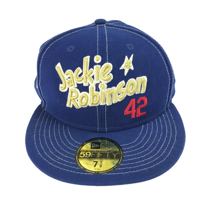 【中古品】【メンズ】 BROOKLYN DODGERS ブルックリン ドジャース JACKIE ROBINSON ジャッキー ロビンソン LOGO CAP ロゴ キャップ 帽子 185-250721-na-01-tag サイズ：7 1/8 56.8cm カラー：ブルー 万代Net店