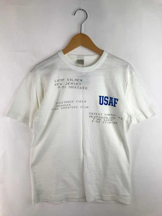 【中古美品】【メンズ】 Buzz Rickson's バズリクソンズ SLUB YARN S/S T-SHIRT BR79173 スラブヤーン ショートスリーブTシャツ プリント 半袖Tシャツ 145-250719-hi-02-tag サイズ：M カラー：ホワイト 万代Net店