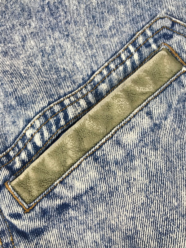 【現状渡し品】【メンズ】 CODA COMMAND DENIM JACKET ワッペン付き デニムジャケット アウター 146-250720-hi-18-tag サイズ：LL カラー：ライトインディゴ 万代Net店