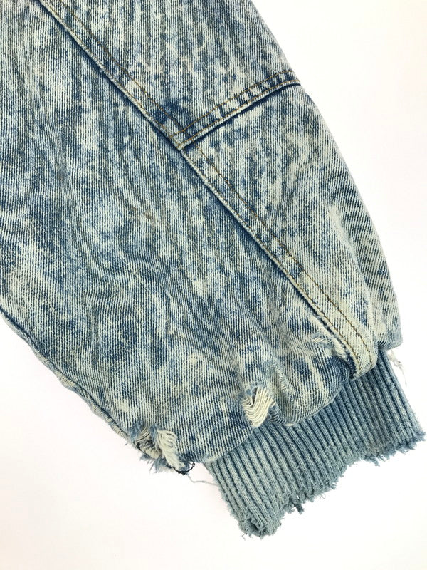 【現状渡し品】【メンズ】 CODA COMMAND DENIM JACKET ワッペン付き デニムジャケット アウター 146-250720-hi-18-tag サイズ：LL カラー：ライトインディゴ 万代Net店