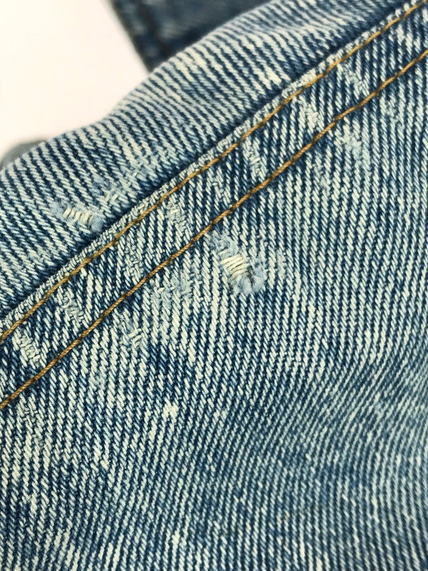 【現状渡し品】【メンズ】 CODA COMMAND DENIM JACKET ワッペン付き デニムジャケット アウター 146-250720-hi-18-tag サイズ：LL カラー：ライトインディゴ 万代Net店