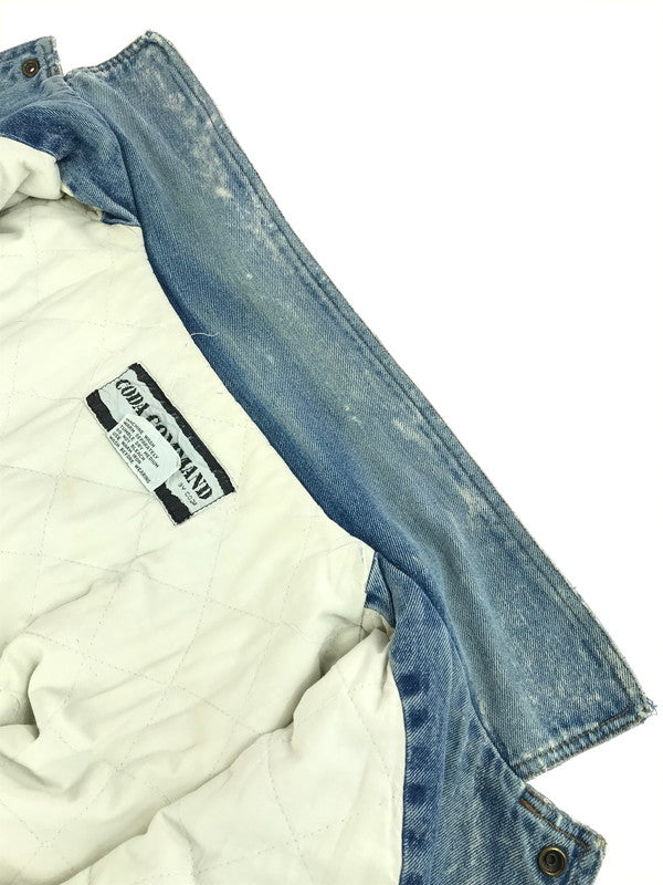 【現状渡し品】【メンズ】 CODA COMMAND DENIM JACKET ワッペン付き デニムジャケット アウター 146-250720-hi-18-tag サイズ：LL カラー：ライトインディゴ 万代Net店