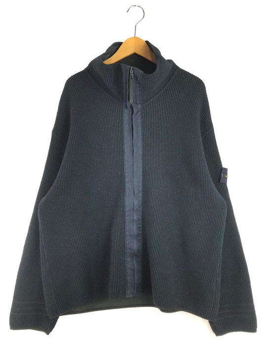 【現状渡し品】【メンズ】 STONE ISLAND ストーンアイランド FULL ZIP KNIT WEAR 29155984 ポールハーヴェイ期 ブラックエッジ フルジップニットウェア 141-250720-hi-13-tag サイズ：XL カラー：ネイビー 万代Net店