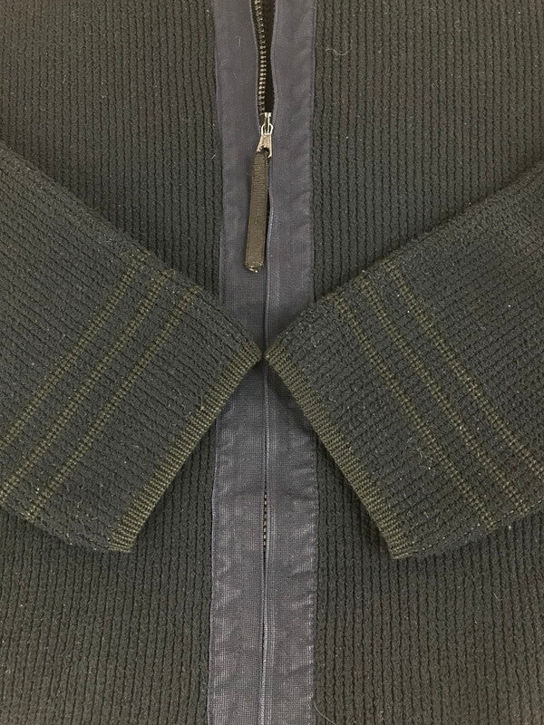【現状渡し品】【メンズ】 FULL ZIP KNIT WEAR 29155984 ポールハーヴェイ期 ブラックエッジ フルジップニットウェア 141-250720-hi-13-tag サイズ：XL カラー：ネイビー 万代Net店