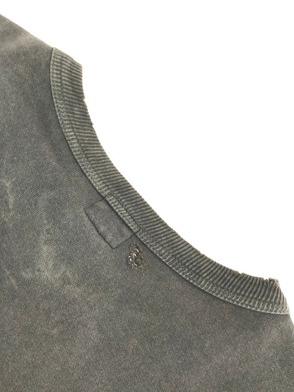 【中古品】【メンズ】 SAINT MICHAEL セントマイケル SWEAT SHIRT SM-S21-0000-016 スウェットシャツ プリント トレーナー 140-250719-hi-04-tag サイズ：XL カラー：チャコール 万代Net店