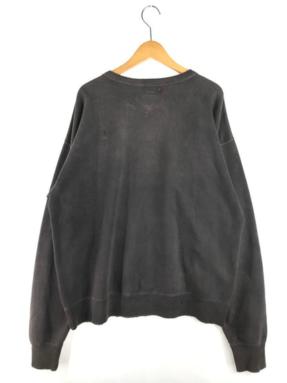 【中古品】【メンズ】 SAINT MICHAEL セントマイケル SWEAT SHIRT SM-S21-0000-016 スウェットシャツ プリント トレーナー 140-250719-hi-04-tag サイズ：XL カラー：チャコール 万代Net店