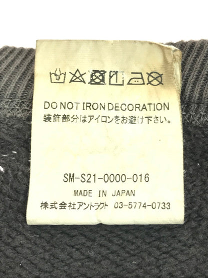 【中古品】【メンズ】 SAINT MICHAEL セントマイケル SWEAT SHIRT SM-S21-0000-016 スウェットシャツ プリント トレーナー 140-250719-hi-04-tag サイズ：XL カラー：チャコール 万代Net店