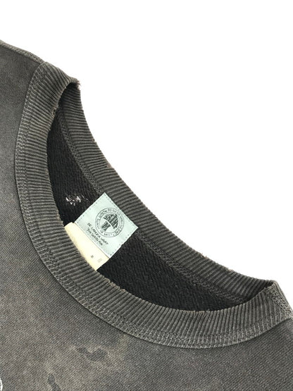 【中古品】【メンズ】 SAINT MICHAEL セントマイケル SWEAT SHIRT SM-S21-0000-016 スウェットシャツ プリント トレーナー 140-250719-hi-04-tag サイズ：XL カラー：チャコール 万代Net店