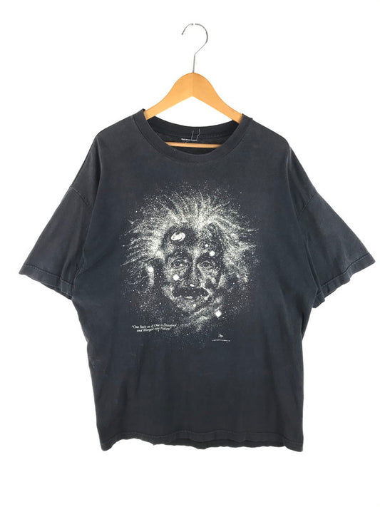 【中古品】【メンズ】 VINTAGE ヴィンテージ 90'S ALBERT EINSTEIN TEE 90年代 アインシュタイン Tシャツ 半袖Tシャツ 146-250716-na-05-tag サイズ：サイズ表記なし 下記参照 カラー：ブラック 万代Net店