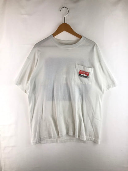 【中古品】【メンズ】 MARLBORO マルボロ 90'S ADVENTURE TEAM POCKET TEE 90年代 アドベンチャー チーム ポケット Tシャツ 半袖Tシャツ 146-250716-na-06-tag サイズ：ONE カラー：ホワイト 万代Net店