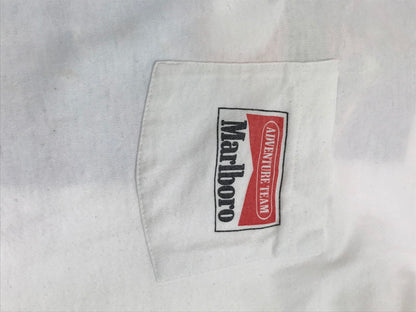 【中古品】【メンズ】 MARLBORO マルボロ 90'S ADVENTURE TEAM POCKET TEE 90年代 アドベンチャー チーム ポケット Tシャツ 半袖Tシャツ 146-250716-na-06-tag サイズ：ONE カラー：ホワイト 万代Net店