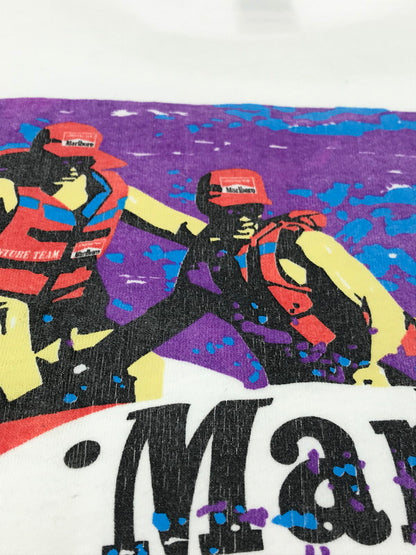 【中古品】【メンズ】 MARLBORO マルボロ 90'S ADVENTURE TEAM POCKET TEE 90年代 アドベンチャー チーム ポケット Tシャツ 半袖Tシャツ 146-250716-na-06-tag サイズ：ONE カラー：ホワイト 万代Net店