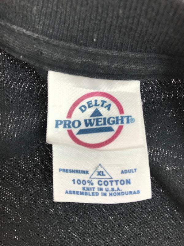 【中古品】【メンズ】 DELTA デルタ 90'S FUCK YOU HAND SIGN TEE 90年代 ハンド サイン Tシャツ 半袖Tシャツ 146-250716-na-03-tag サイズ：XL カラー：ブラック 万代Net店