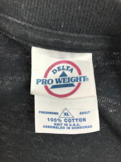 【中古品】【メンズ】 DELTA デルタ 90'S FUCK YOU HAND SIGN TEE 90年代 ハンド サイン Tシャツ 半袖Tシャツ 146-250716-na-03-tag サイズ：XL カラー：ブラック 万代Net店