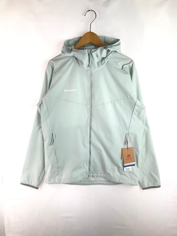 【中古美品】【メンズ】 Mammut マムート GRANITE SO HOODED JACKET AF MEN 1011-00323 グラナイト ソフトシェル フーデッド ジャケット ナイロンジャケット ライトアウター 144-250718-rt-05-tag サイズ：L カラー：オフホワイト 万代Net店