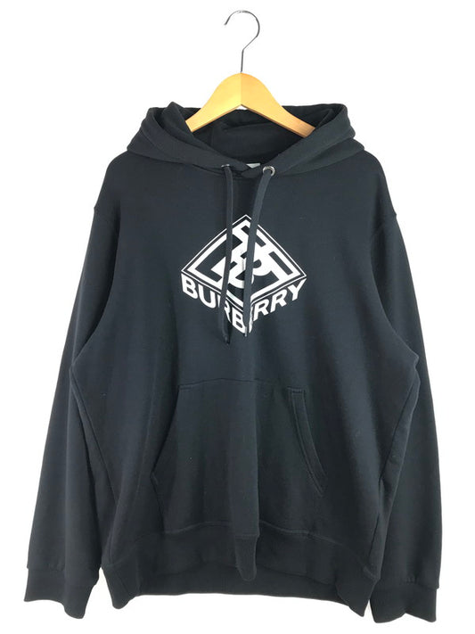 【中古品】【メンズ】 BURBERRY バーバリー MET GRAFISCH LOGO HOODIE 8038245 グラフィックロゴフーディー パーカー 141-250719-hi-07-tag サイズ：L カラー：ブラック 万代Net店
