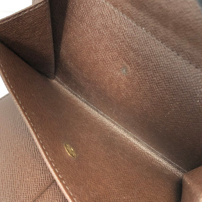 【中古品】【メンズ】 LOUIS VUITTON ルイ・ヴィトン ダミエ ポルト トレゾール エテュイ パピエ N61202 ロングウォレット 長財布 179-250720-na-01-tag カラー：エべヌ 万代Net店