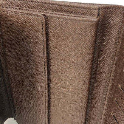 【中古品】【メンズ】 LOUIS VUITTON ルイ・ヴィトン ダミエ ポルト トレゾール エテュイ パピエ N61202 ロングウォレット 長財布 179-250720-na-01-tag カラー：エべヌ 万代Net店