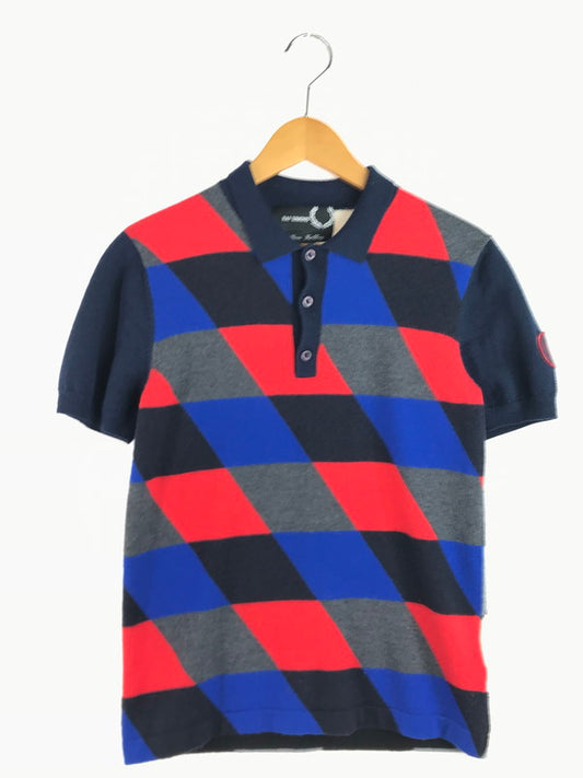 【中古品】【メンズ】 RAF SIMONS ラフシモンズ × FREDPERRY フレッドペリー コラボ S/S WOOL SHIRT SK6024 ショートスリーブ ウールシャツ 半袖シャツ 141-250720-hi-01-tag サイズ：S カラー：マルチカラー 万代Net店