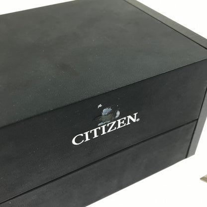 【現状渡し品】【メンズ】 CITIZEN シチズン EXCEED エクシード デイト クロノグラフ H610-T019650 ソーラー電波 腕時計 197-250721-na-11-tag カラー：シルバー 万代Net店