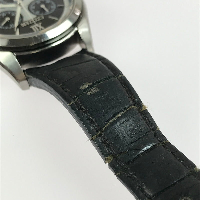 【現状渡し品】【メンズ】 CITIZEN シチズン EXCEED エクシード デイト クロノグラフ H610-T019650 ソーラー電波 腕時計 197-250721-na-11-tag カラー：シルバー 万代Net店