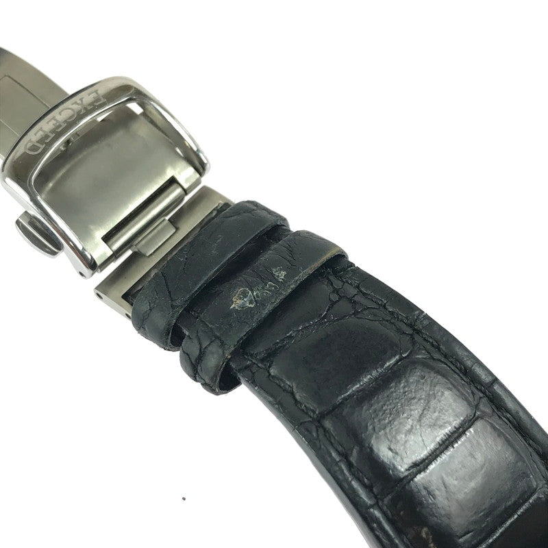 【現状渡し品】【メンズ】 CITIZEN シチズン EXCEED エクシード デイト クロノグラフ H610-T019650 ソーラー電波 腕時計 197-250721-na-11-tag カラー：シルバー 万代Net店