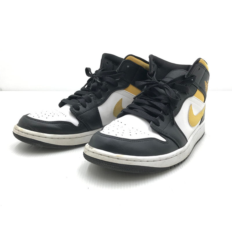 【中古品】【メンズ】 NIKE ナイキ AIR JORDAN 1 MID POLLEN 554724-177 エアジョーダン 1 ミッド パラン スニーカー 靴 160-250809-hi-06-tag サイズ：27.5cm US 9.5 カラー：WHITE/YELLOW 万代Net店