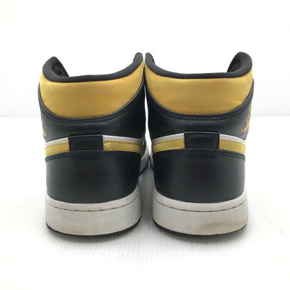 【中古品】【メンズ】 NIKE ナイキ AIR JORDAN 1 MID POLLEN 554724-177 エアジョーダン 1 ミッド パラン スニーカー 靴 160-250809-hi-06-tag サイズ：27.5cm US 9.5 カラー：WHITE/YELLOW 万代Net店