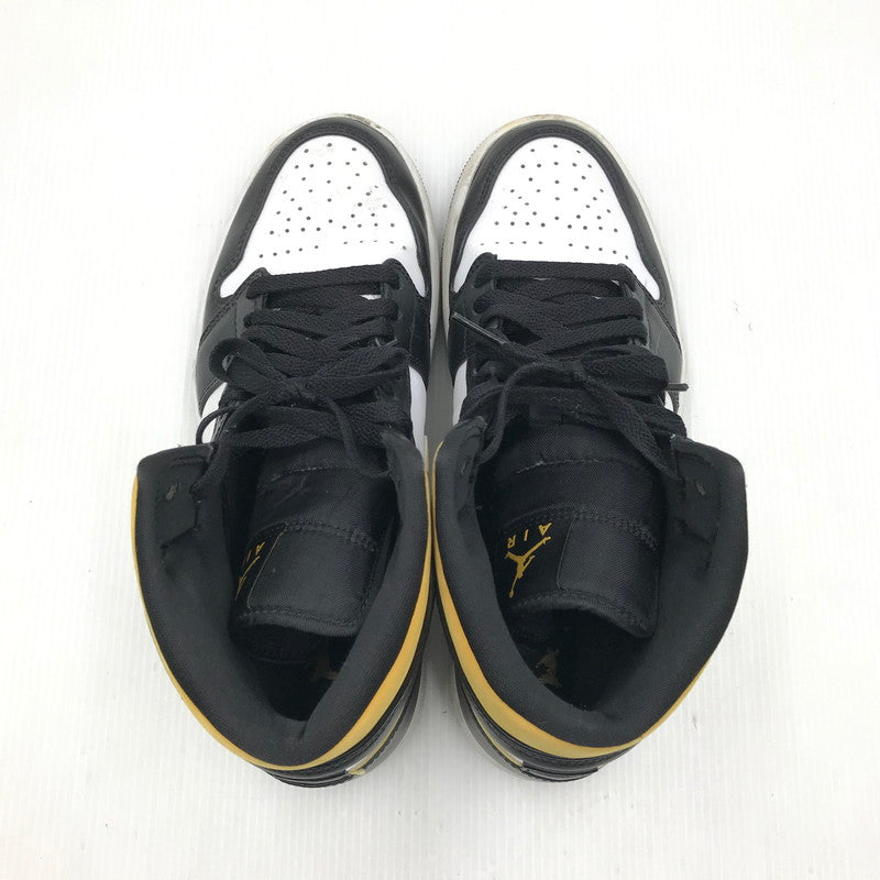【中古品】【メンズ】 NIKE ナイキ AIR JORDAN 1 MID POLLEN 554724-177 エアジョーダン 1 ミッド パラン スニーカー 靴 160-250809-hi-06-tag サイズ：27.5cm US 9.5 カラー：WHITE/YELLOW 万代Net店