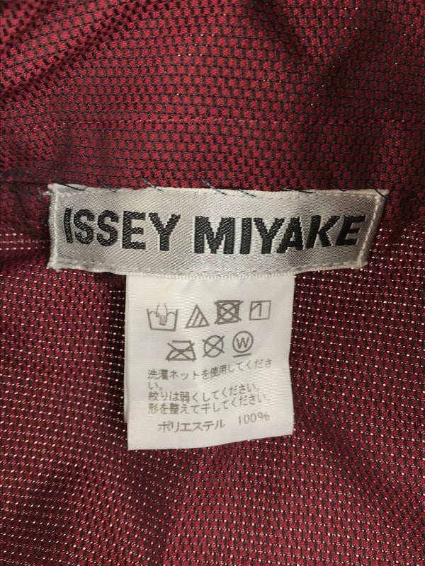 【中古品】【メンズ】 ISSEY MIYAKE イッセイミヤケ TURTLENECK POLYESTER CUT AND SEW IM94FJ525 タートルネック ポリエステルカットソー トップス 140-250720-hi-05-tag サイズ：2 カラー：バーガンディ 万代Net店