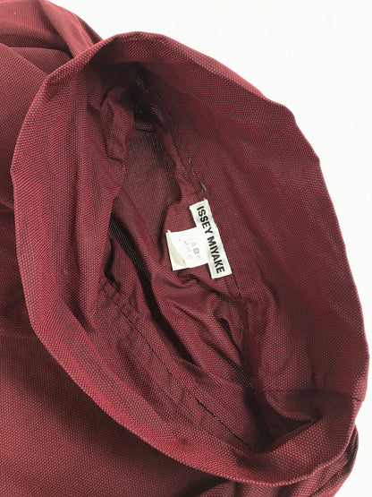 【中古品】【メンズ】 ISSEY MIYAKE イッセイミヤケ TURTLENECK POLYESTER CUT AND SEW IM94FJ525 タートルネック ポリエステルカットソー トップス 140-250720-hi-05-tag サイズ：2 カラー：バーガンディ 万代Net店