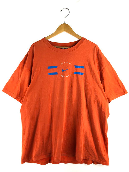 【現状渡し品】【メンズ】 NIKE ナイキ 90's LOGO PRINTED S/S TEE 90年代 ロゴ プリントTシャツ 半袖Tシャツ メキシコ製 146-250809-na-09-tag サイズ：XL カラー：オレンジ 万代Net店