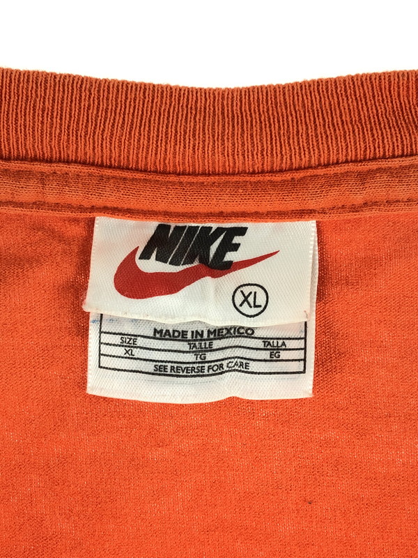 【現状渡し品】【メンズ】 NIKE ナイキ 90's LOGO PRINTED S/S TEE 90年代 ロゴ プリントTシャツ 半袖Tシャツ メキシコ製 146-250809-na-09-tag サイズ：XL カラー：オレンジ 万代Net店