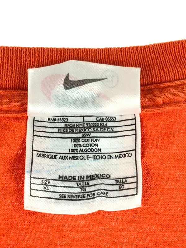 【現状渡し品】【メンズ】 NIKE ナイキ 90's LOGO PRINTED S/S TEE 90年代 ロゴ プリントTシャツ 半袖Tシャツ メキシコ製 146-250809-na-09-tag サイズ：XL カラー：オレンジ 万代Net店