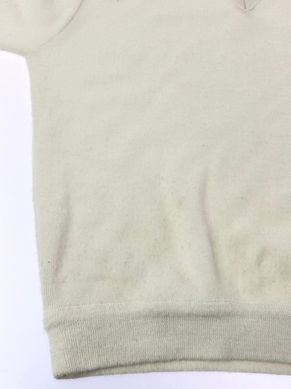 【現状渡し品】【メンズ】 LACOSTE ラコステ 80's V NECK ACRYLIC KNIT SWEATHER 80年代 Vネック アクリル ニット セーター ヴィンテージ トップス 146-260913-rt-12-tagh サイズ：M カラー：アイボリー 万代Net店