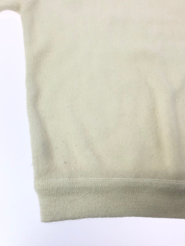 【現状渡し品】【メンズ】 LACOSTE ラコステ 80's V NECK ACRYLIC KNIT SWEATHER 80年代 Vネック アクリル ニット セーター ヴィンテージ トップス 146-260913-rt-12-tagh サイズ：M カラー：アイボリー 万代Net店