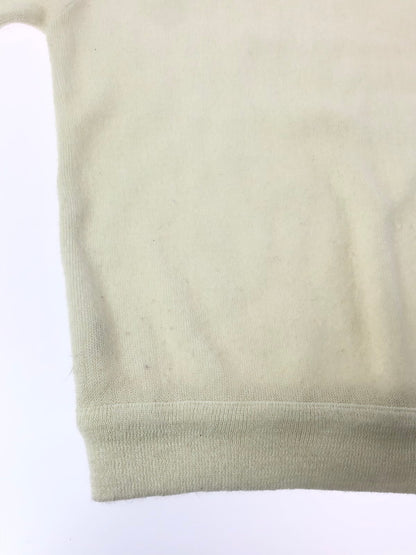【現状渡し品】【メンズ】 LACOSTE ラコステ 80's V NECK ACRYLIC KNIT SWEATHER 80年代 Vネック アクリル ニット セーター ヴィンテージ トップス 146-260913-rt-12-tagh サイズ：M カラー：アイボリー 万代Net店