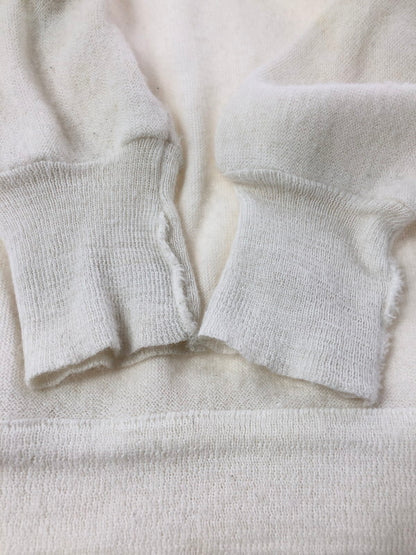 【現状渡し品】【メンズ】 LACOSTE ラコステ 80's V NECK ACRYLIC KNIT SWEATHER 80年代 Vネック アクリル ニット セーター ヴィンテージ トップス 146-260913-rt-12-tagh サイズ：M カラー：アイボリー 万代Net店
