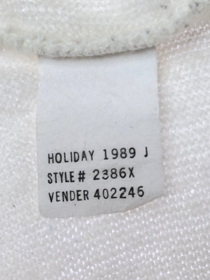 【現状渡し品】【メンズ】 LACOSTE ラコステ 80's V NECK ACRYLIC KNIT SWEATHER 80年代 Vネック アクリル ニット セーター ヴィンテージ トップス 146-260913-rt-12-tagh サイズ：M カラー：アイボリー 万代Net店