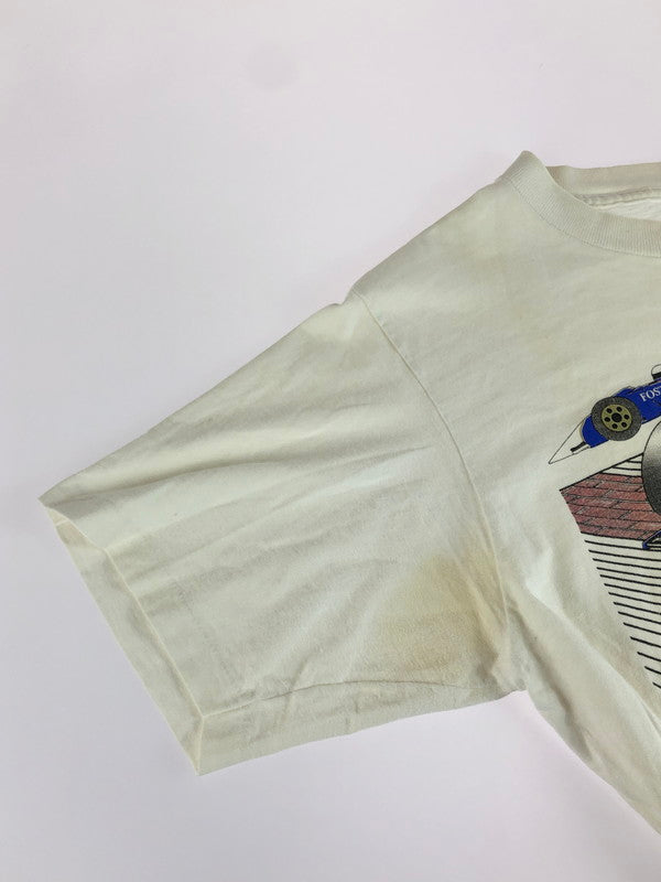 【現状渡し品】【メンズ】 ONEITA オニータ PRINTED S/S TEE プリントTシャツ 半袖Tシャツ 146-250809-na-08-tag サイズ：L カラー：ホワイト 万代Net店