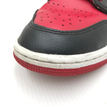 【中古品】【メンズ】 NIKE ナイキ WMNS AIR JORDAN 1 MID BRED TOE BQ6472-079 ウィメンズ エア ジョーダン 1 ミッド ブレッドトゥ スニーカー 靴 160-250809-hi-04-tag サイズ：28cm US 11 カラー：BLACK/GYM RED-WHITE 万代Net店