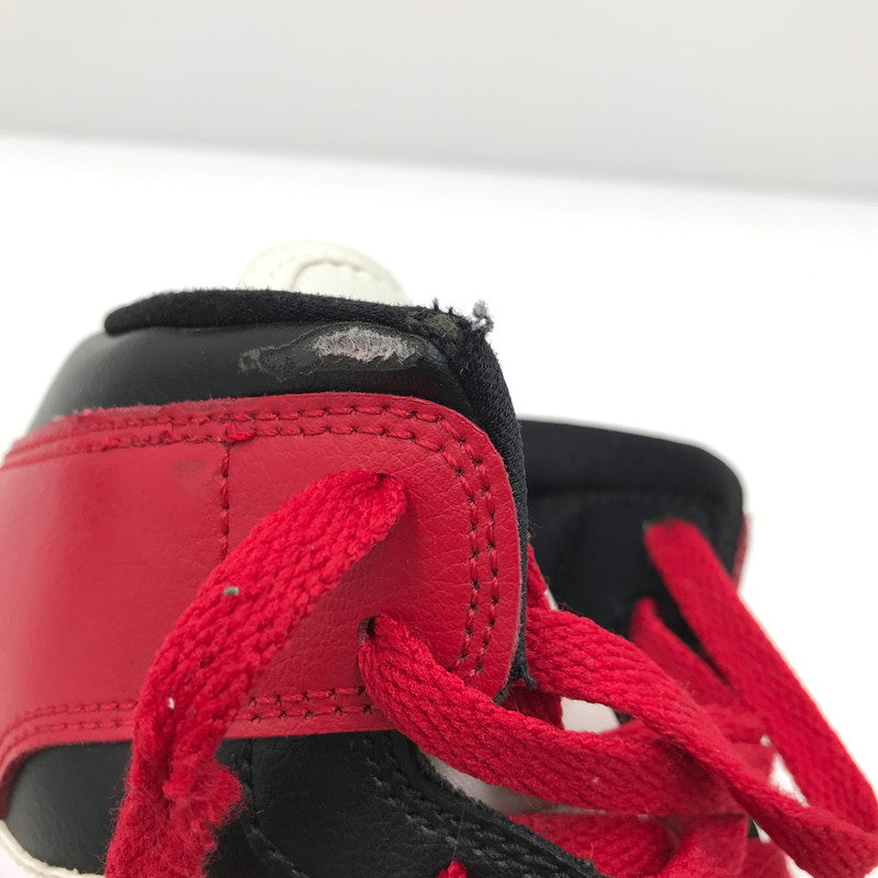 【中古品】【メンズ】 NIKE ナイキ WMNS AIR JORDAN 1 MID BRED TOE BQ6472-079 ウィメンズ エア ジョーダン 1 ミッド ブレッドトゥ スニーカー 靴 160-250809-hi-04-tag サイズ：28cm US 11 カラー：BLACK/GYM RED-WHITE 万代Net店